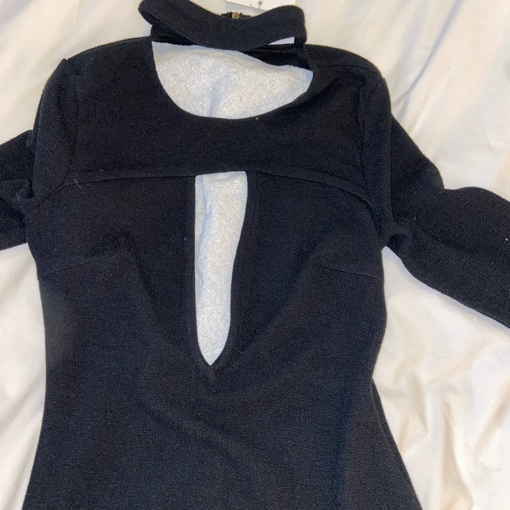 LF Black bodysuit with cutout detail NWT!!
